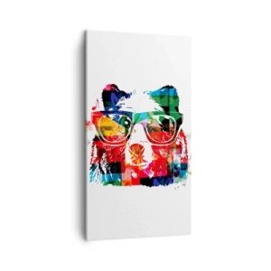 Cuadro sobre lienzo - Impresión de Imagen - ¡Me encanta! - 45x80 cm