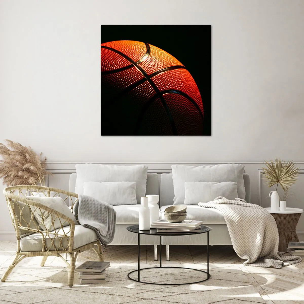 Cuadro sobre vidrio - Impresiones sobre Vidrio - Hermoso como un planeta - 60x60 cm