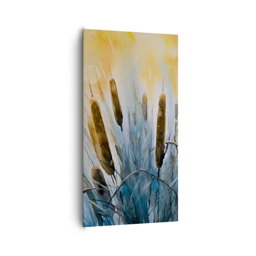 Cuadro sobre lienzo - Impresión de Imagen - El frío del agua, el calor del sol - 65x120 cm