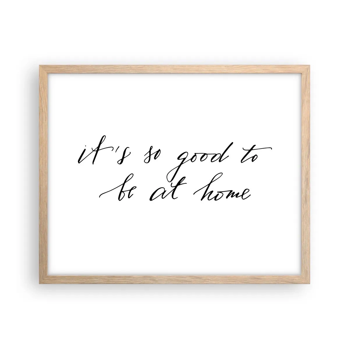 Póster en marco roble claro - Toda la verdad - 50x40 cm