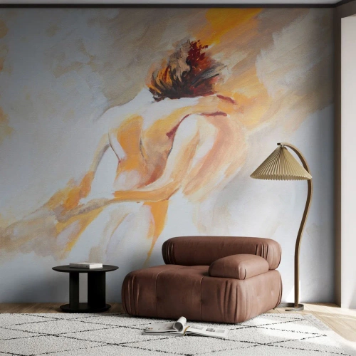 Fotomural Premium Canvas - En un cielo de cercanía - Pedazo, Pareja enamorada, Amar - 250x175 cm