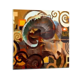 Cuadro sobre vidrio - Impresiones sobre Vidrio - Magia - religiones - rituales - 60x60 cm