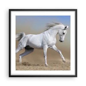 Póster en marco negro - El más bello cuento de hadas árabe - 50x50 cm