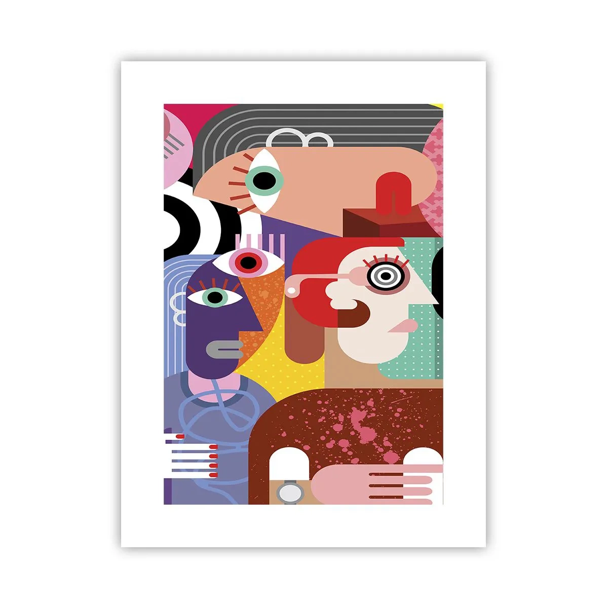 Póster - Estilo Picasso - 30x40 cm