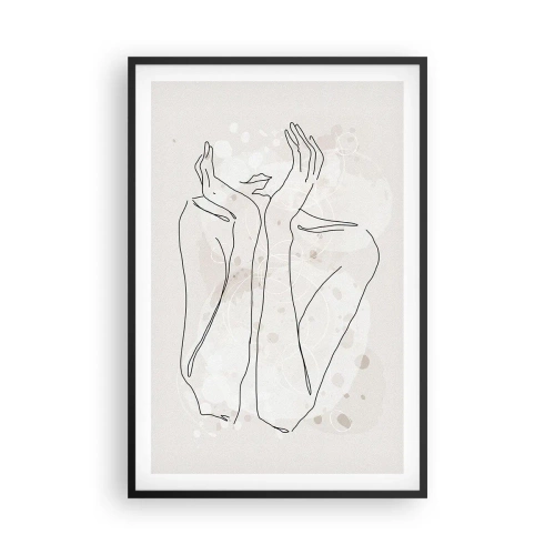 Póster en marco negro - Un momento de ensueño - 61x91 cm