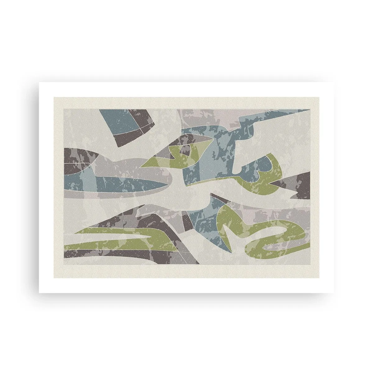 Póster - Composición tras vidriera - 70x50 cm