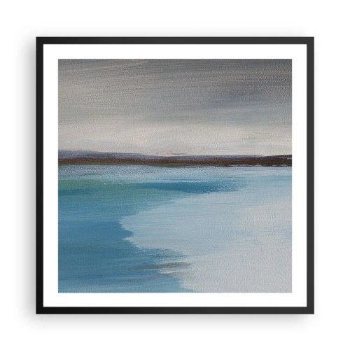 Póster en marco negro - Paisaje horizontal - 60x60 cm