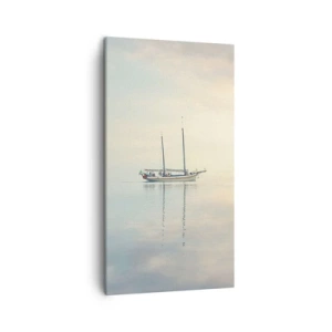 Cuadro sobre lienzo - Impresión de Imagen - En un mar de silencio - 45x80 cm