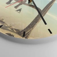 Esfera sin numeración, con rayas