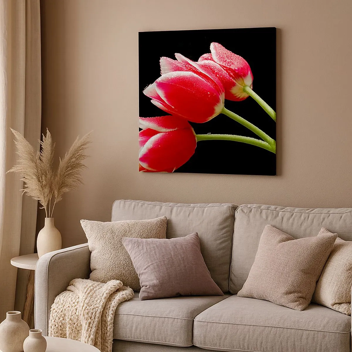 Cuadro sobre lienzo - Impresión de Imagen - Promesa de amor puro - 30x30 cm