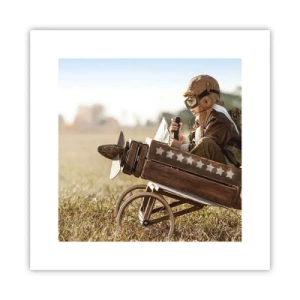 Póster - Despegue hacia un sueño - 30x30 cm