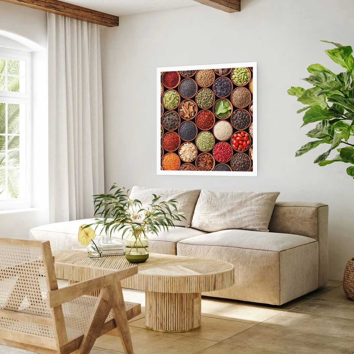 Póster - Todos los sabores del mundo - 50x50 cm