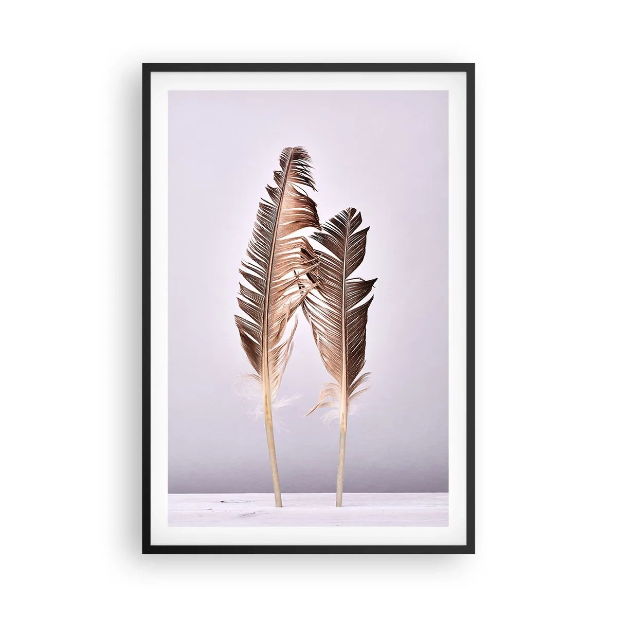 Póster en marco negro - Contra la nada - 61x91 cm
