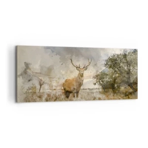 Cuadro sobre lienzo - Impresión de Imagen - Dignidad - fuerza - encanto - 100x40 cm