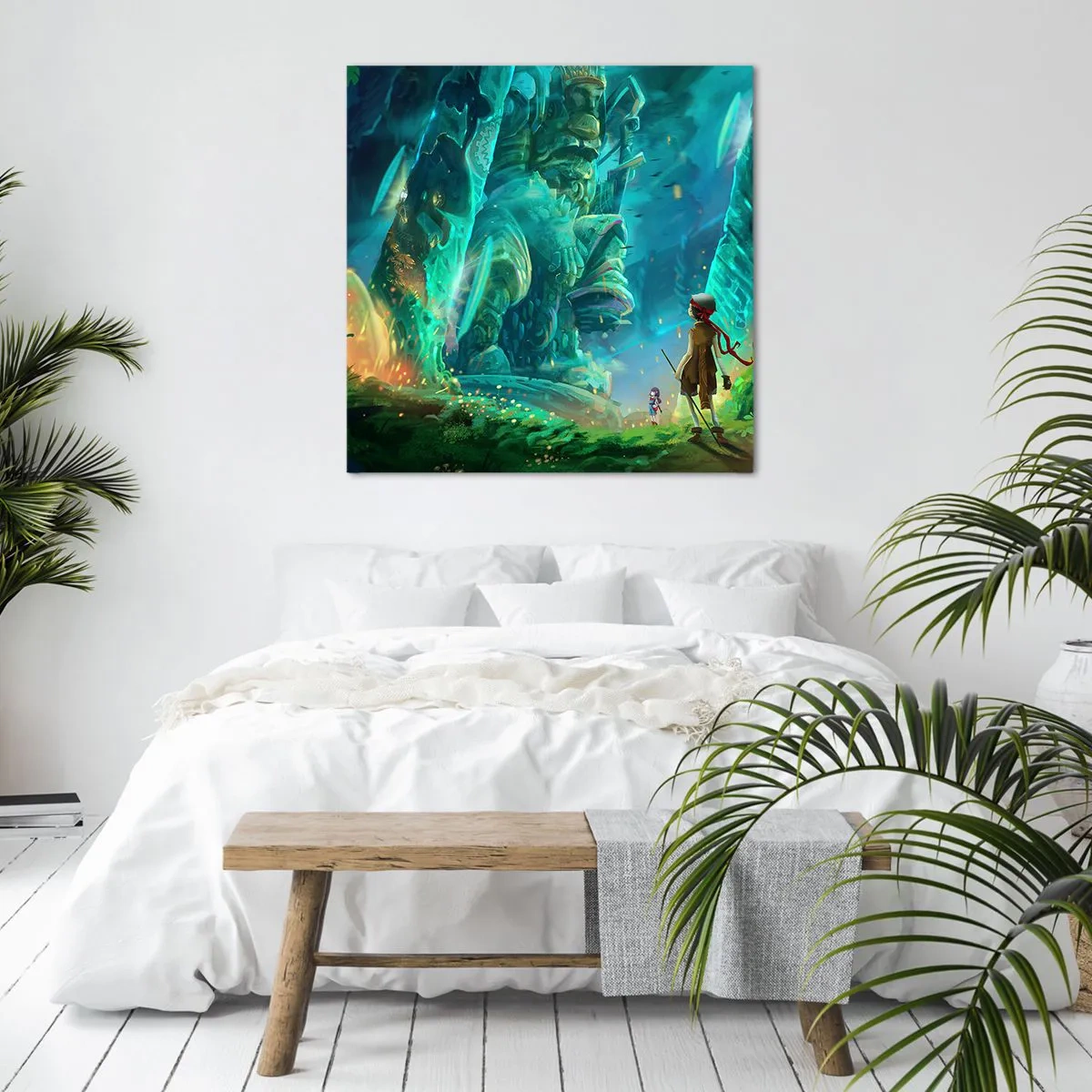 Cuadro sobre lienzo - Impresión de Imagen - Del gran libro de los cuentos de hadas - 70x70 cm