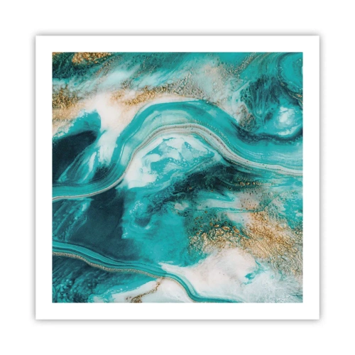 Póster - Río de oro - 60x60 cm