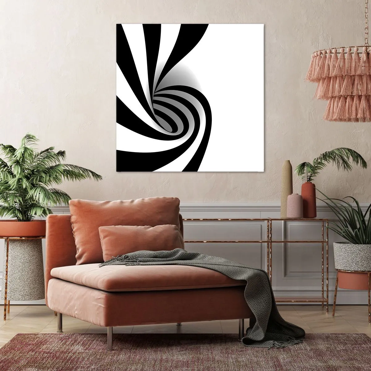 Cuadro sobre lienzo - Impresión de Imagen - Y sin embargo, gira - 40x40 cm