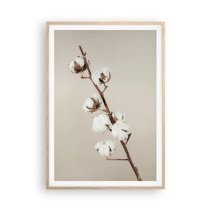 Póster en marco roble claro - En la fuente de la suavidad - 70x100 cm