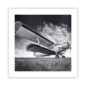 Póster - El vagamundo alado - 40x40 cm