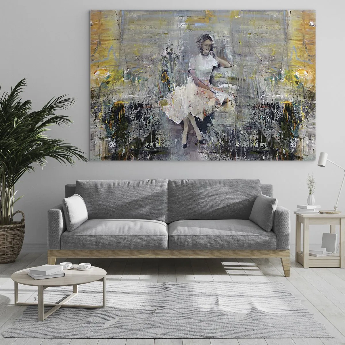 Cuadro sobre vidrio - Impresiones sobre Vidrio - Clásico y moderno - 100x70cm - Clásica y moderna - Decoración de pared moderna para salón y dormitorio ARTTOR