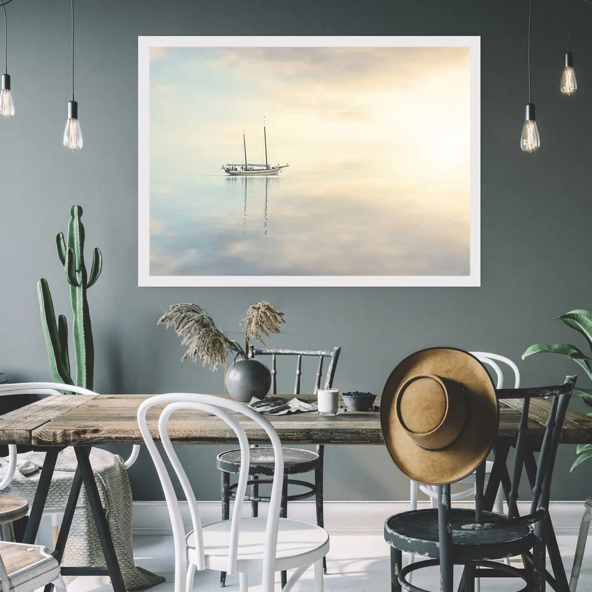 Póster - En un mar de silencio - 50x40 cm