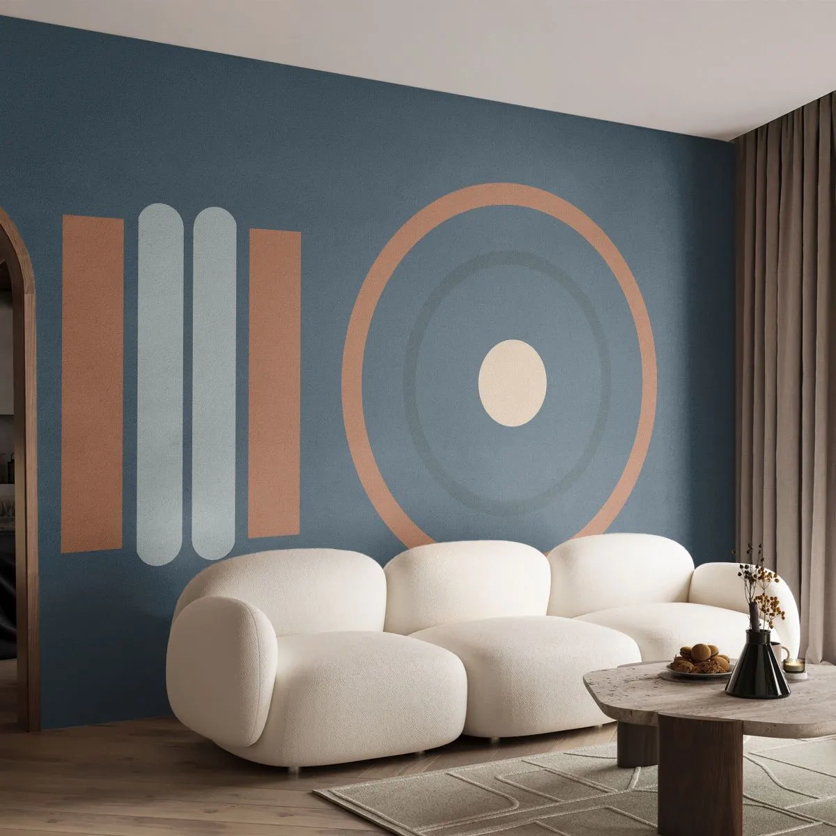 Fotomural Autadhesivo Deluxe Sticker - La esencia de las cosas - Abstracción, Pedazo, Gráficos - 350x256 cm