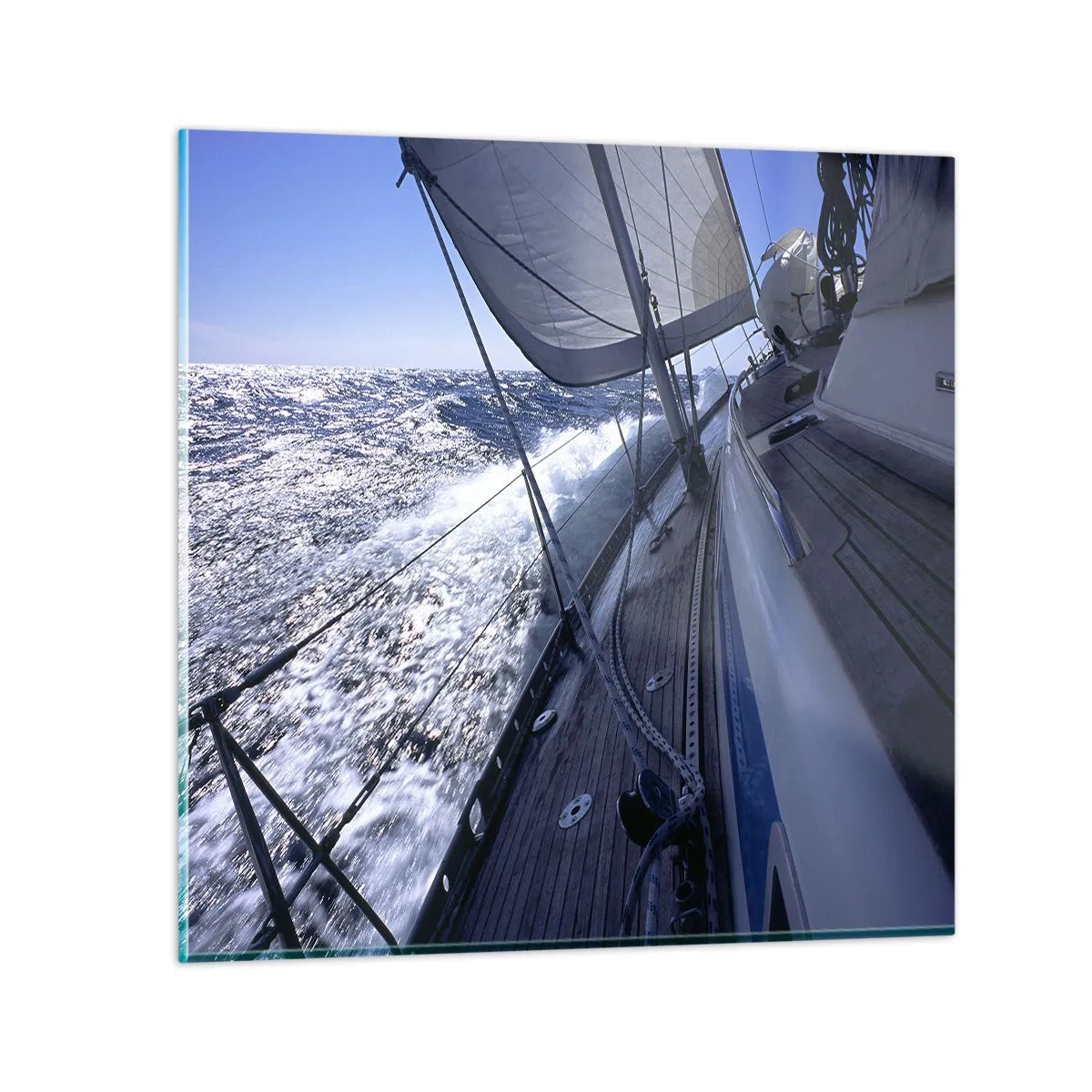 Cuadro sobre vidrio - Impresiones sobre Vidrio - Sé lo que es ser un pájaro - 60x60 cm