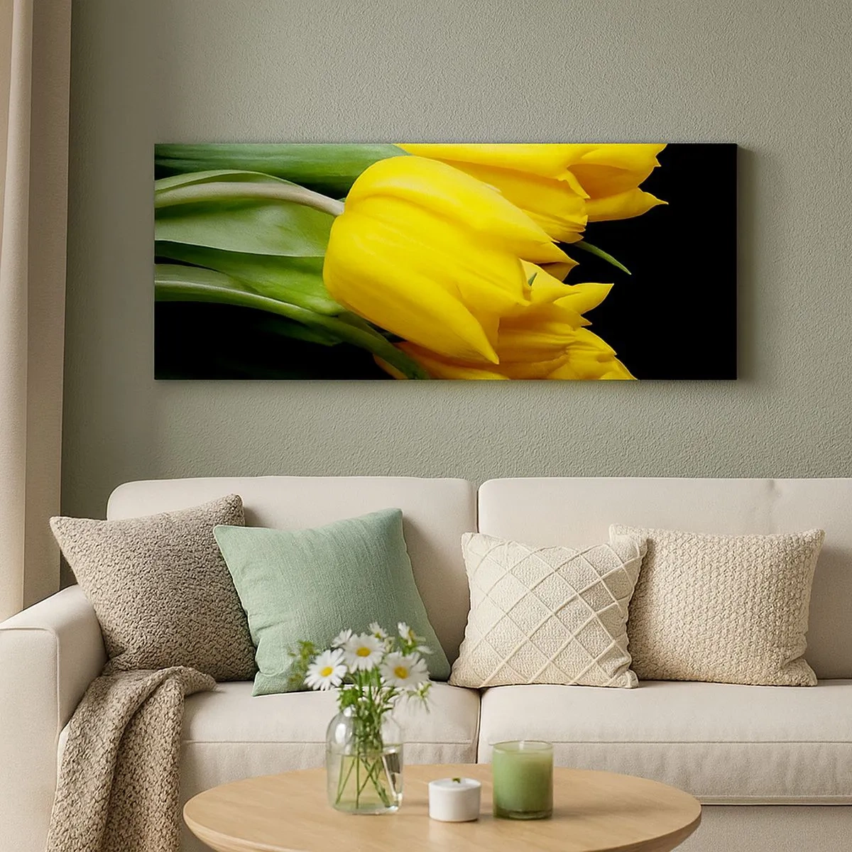 Cuadro sobre lienzo - Impresión de Imagen - Resucitado de puro sol - 100x40 cm