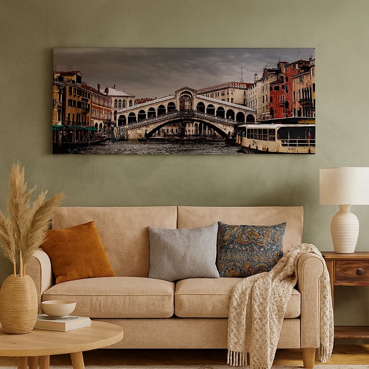 Cuadro sobre lienzo - Impresión de Imagen - Promesa de una velada veneciana - 30x30 cm