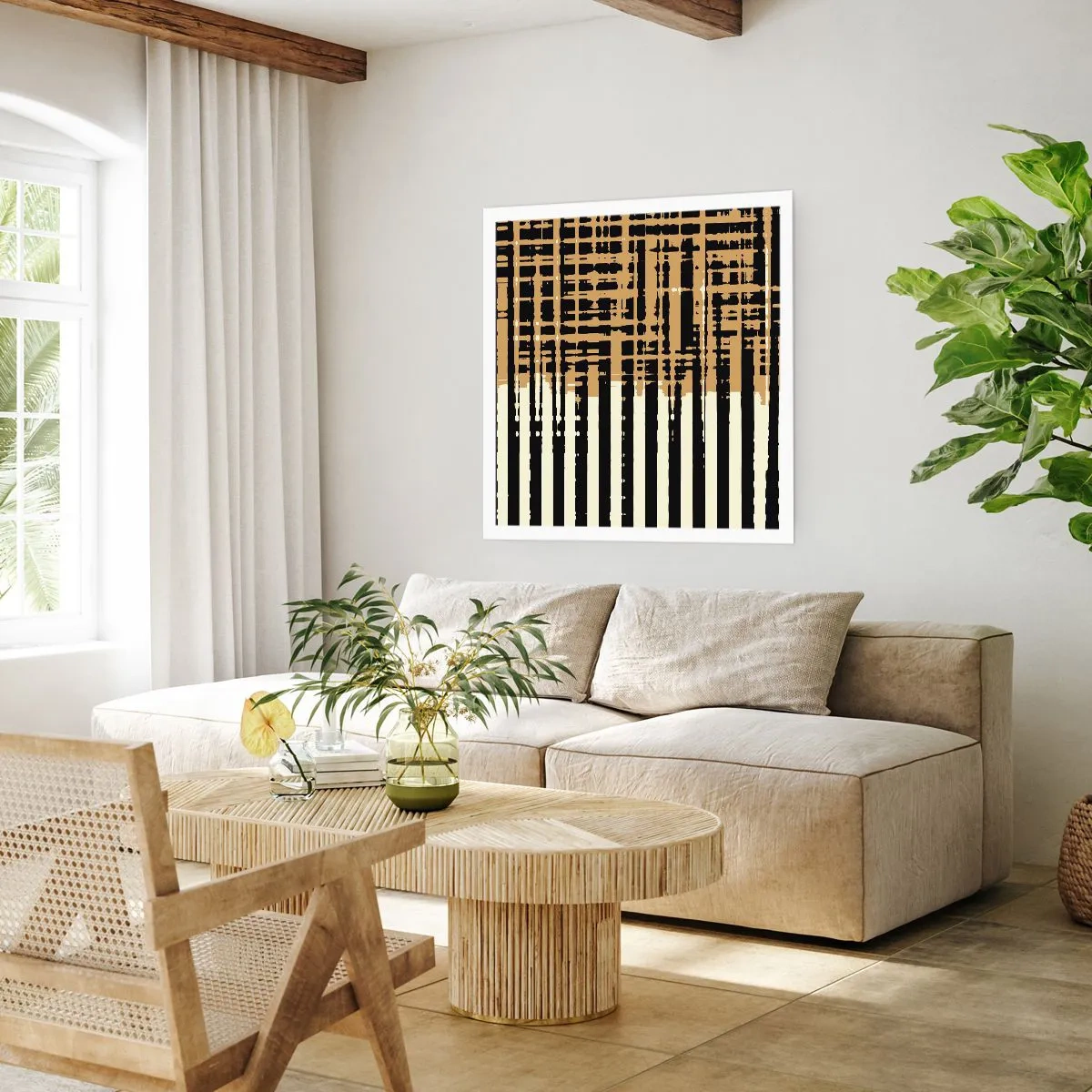 Póster - Abstracción arquitectónica - 30x30 cm