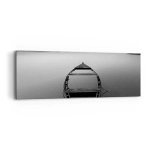 Cuadro sobre lienzo - Impresión de Imagen - Anhelo y melancolía - 90x30 cm