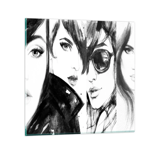 Cuadro sobre vidrio - Impresiones sobre Vidrio - La belleza multiplicada - 60x60 cm