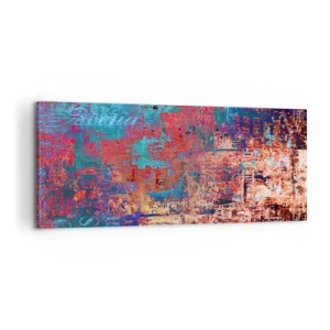 Cuadro sobre lienzo - Impresión de Imagen - Memoria y olvido - 100x40 cm