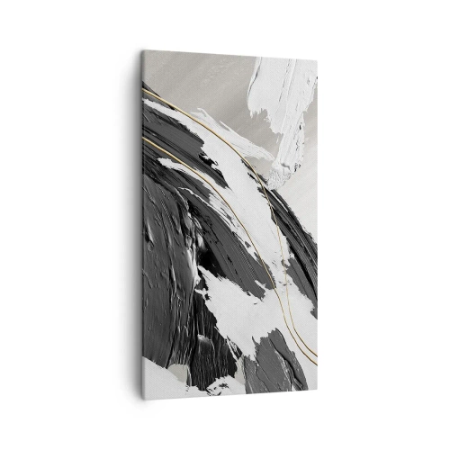 Cuadro sobre lienzo - Impresión de Imagen - Abstracción con estilo - 45x80 cm