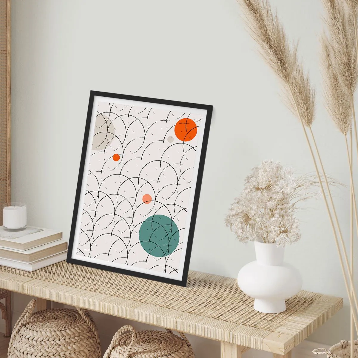 Póster en marco negro - Con espíritu pop-art - 40x50 cm