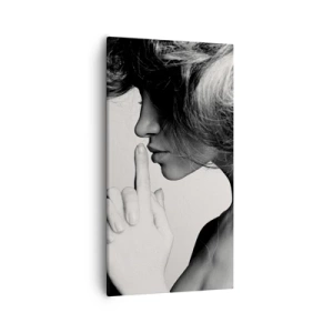 Cuadro sobre lienzo - Impresión de Imagen - Escucharme a mí misma - 55x100 cm