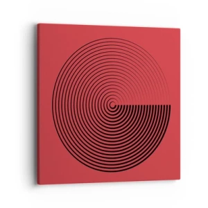 Cuadro sobre lienzo - Impresión de Imagen - Movimiento circular - 40x40 cm