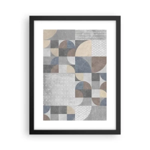 Póster en marco negro - Fantasía cerámica - 30x40 cm