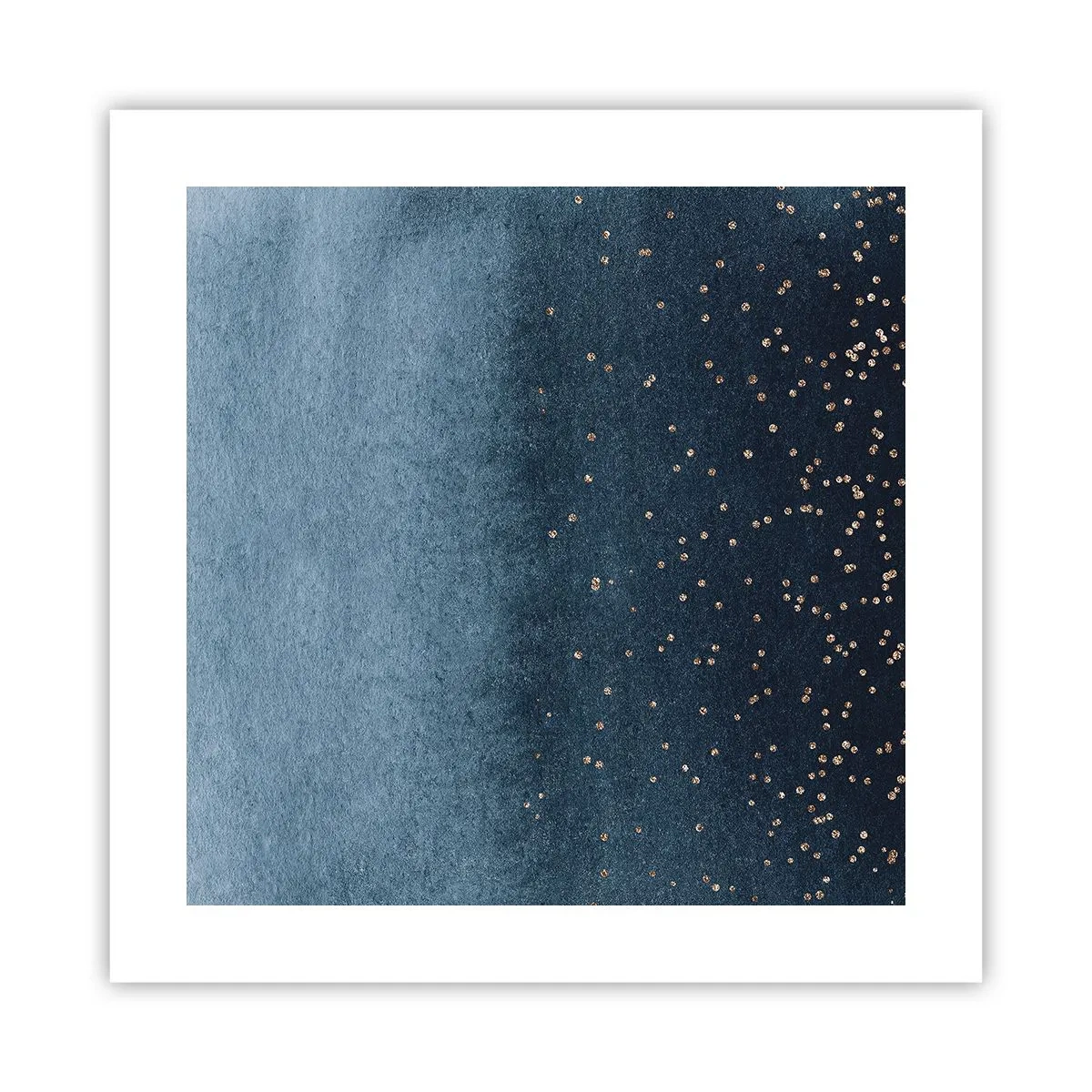 Póster - Composición - fases azules - 40x40 cm