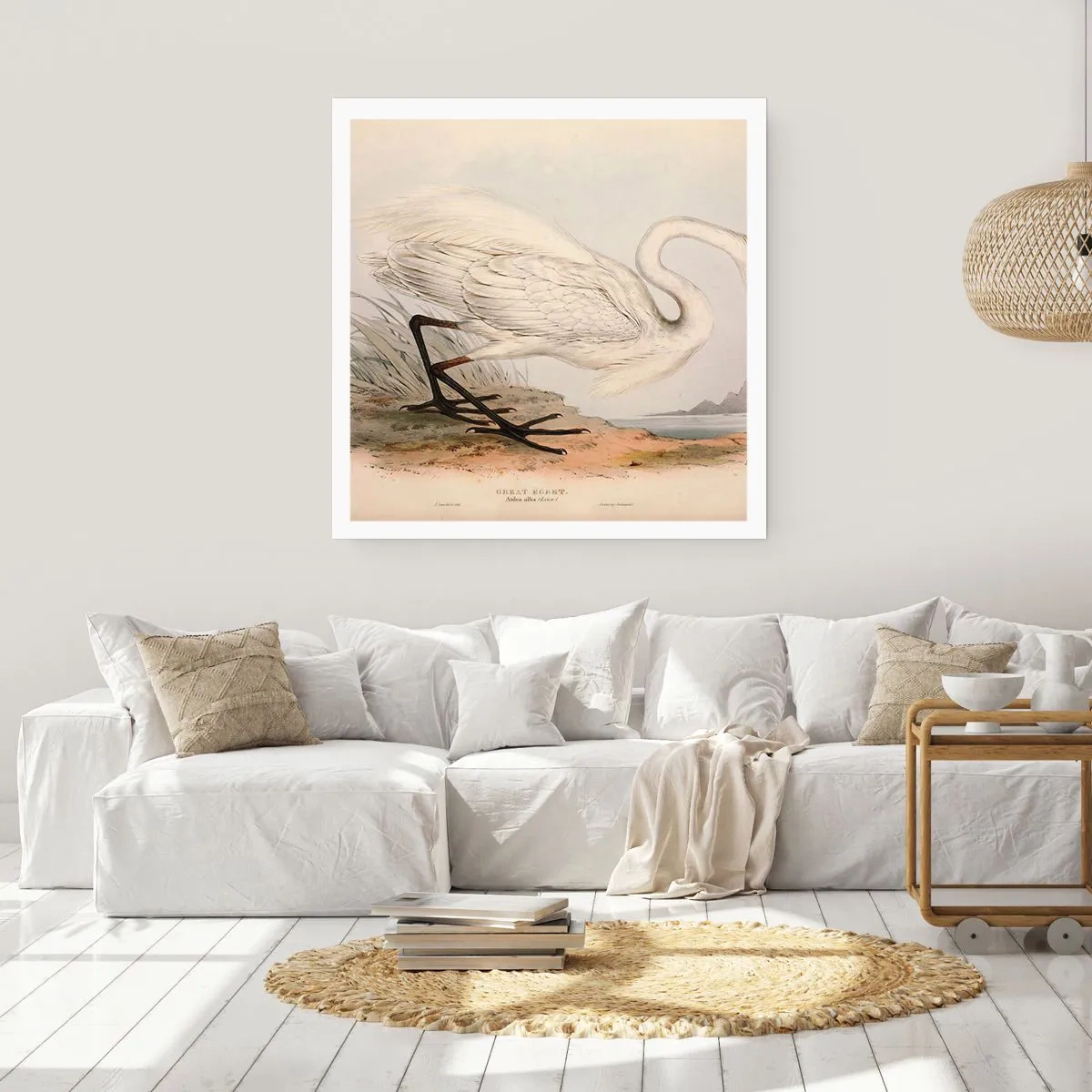 Póster - Dama de los juncos - 40x40 cm