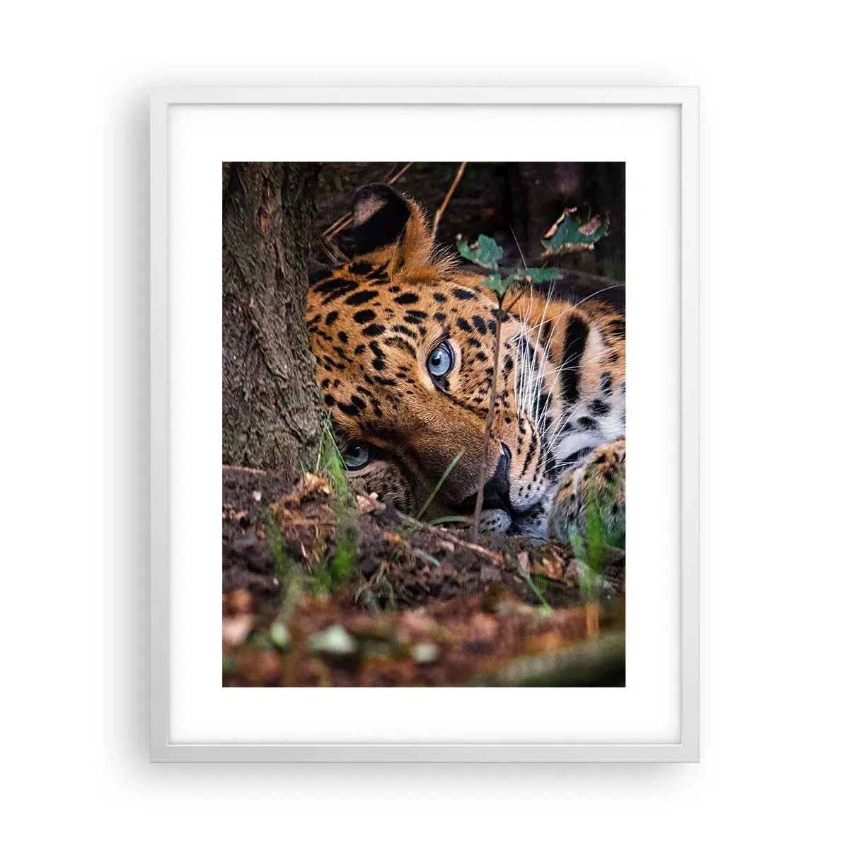 Póster en marco blanco - Confía en mí - 40x50 cm