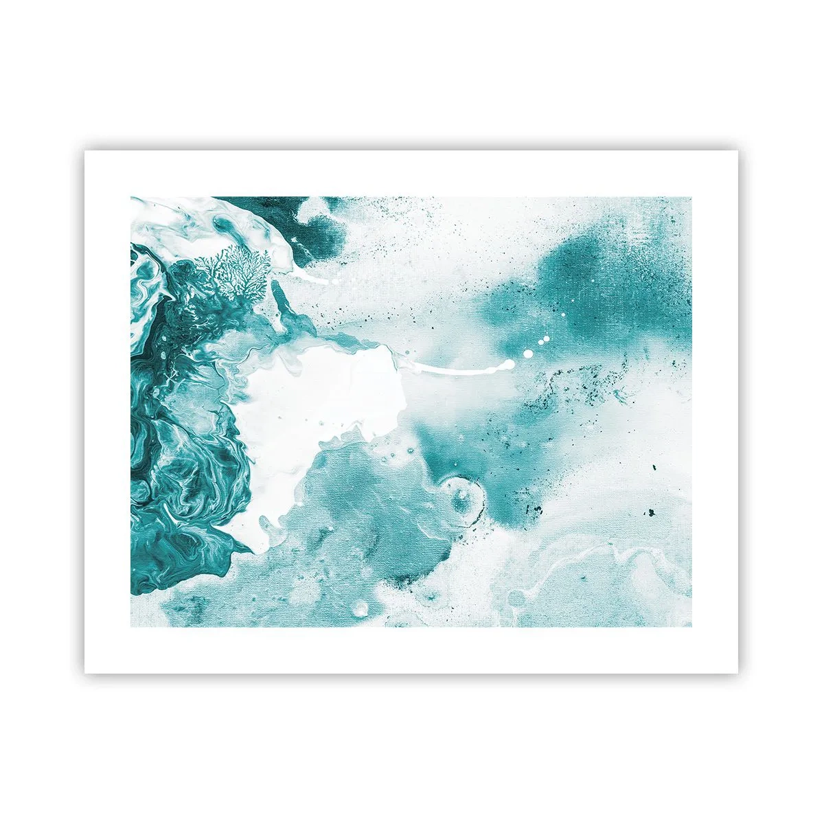 Póster - Remansos de azul - 50x40 cm