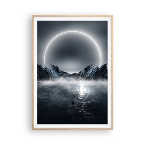 Póster en marco roble claro - El final del cuento - 70x100 cm