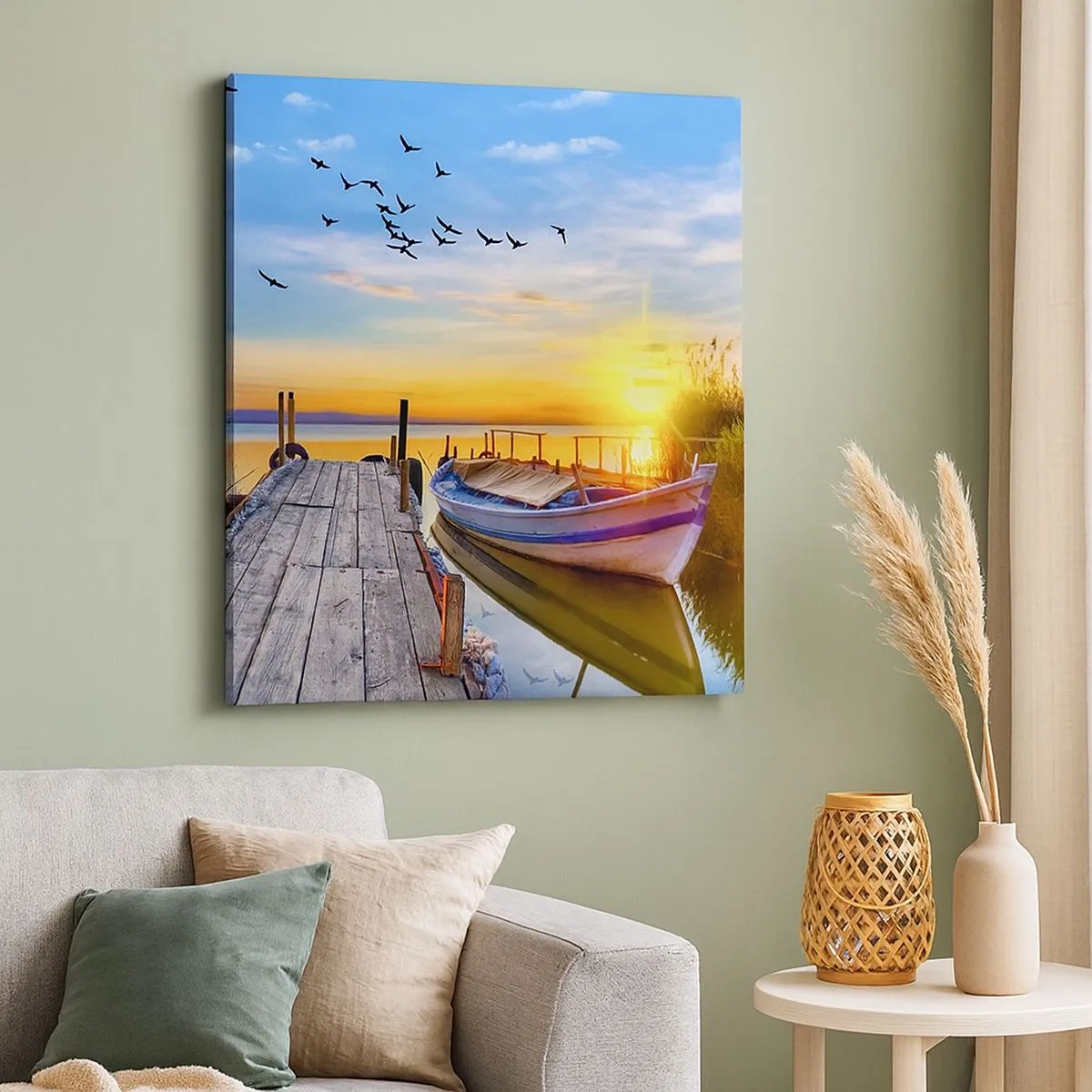 Cuadro sobre lienzo - Impresión de Imagen - Adiós, hasta mañana - 30x30 cm