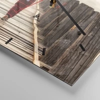 Esfera sin numeración, con rayas