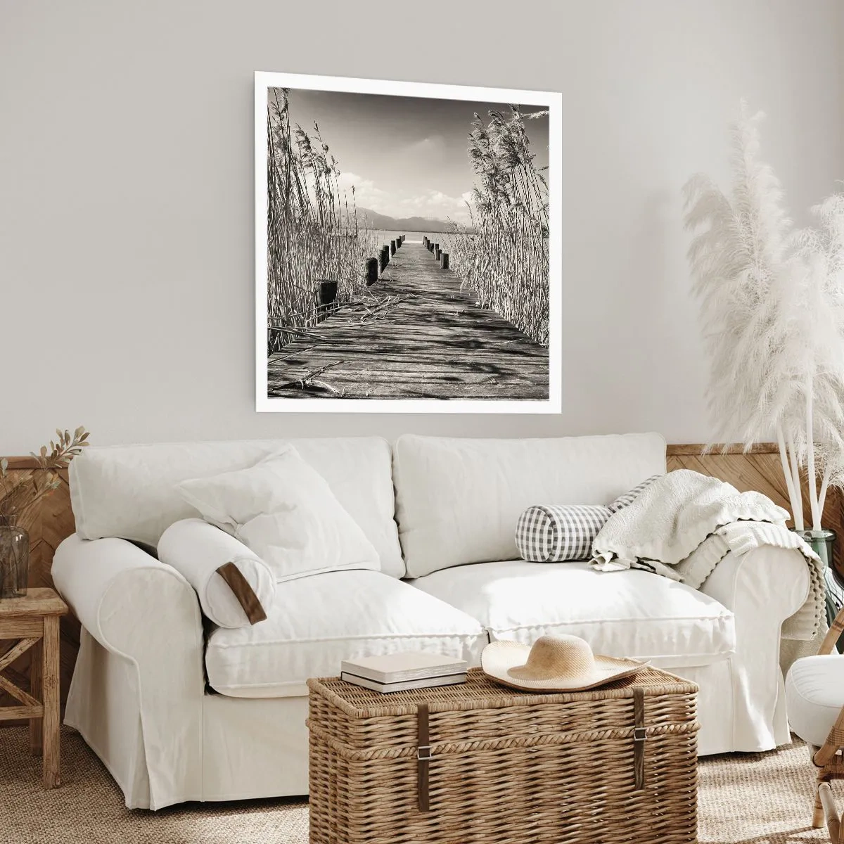 Póster - En la quietud de los juncos - 30x30 cm