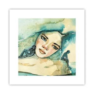 Póster - ¿Soy azul? - 30x30 cm