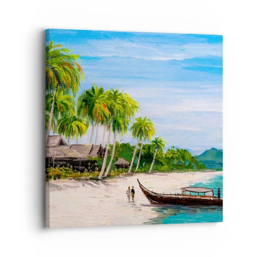 Cuadro sobre lienzo - Impresión de Imagen - Un sueño exótico - 30x30 cm