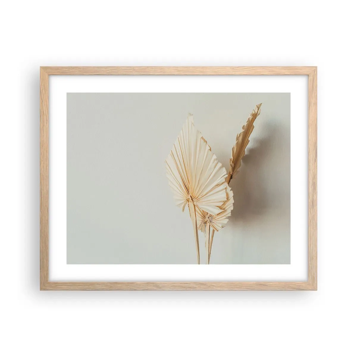Póster en marco roble claro - Armonía y consuelo - 50x40 cm