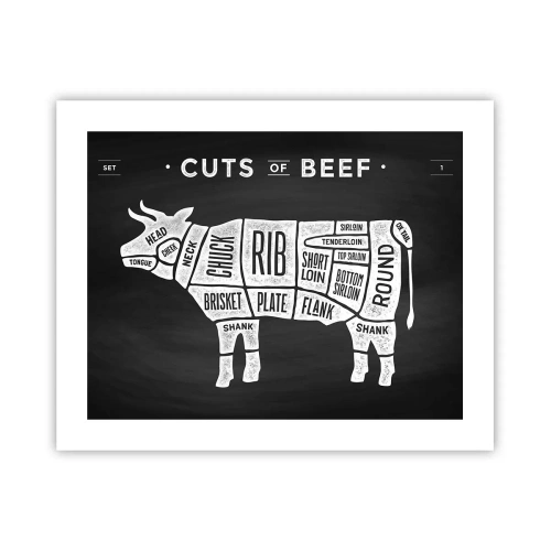 Póster - Manual del carnicero - 50x40 cm